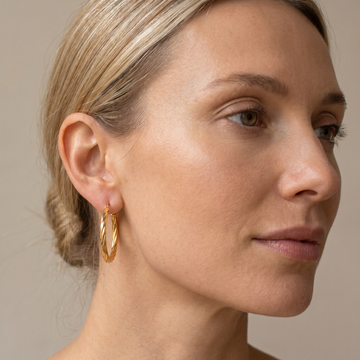 Zephy - Twisted Hoop Earrings