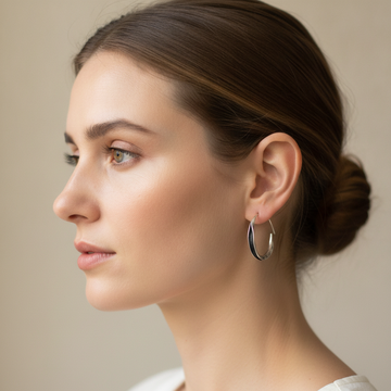 Lina – Eye-catching Earrings Large Circle