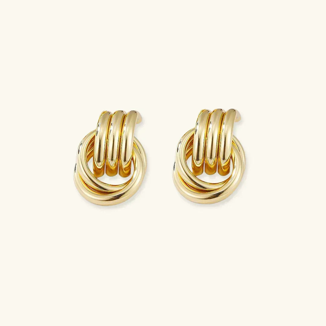 Nyra – Geometrically Twisted Earrings