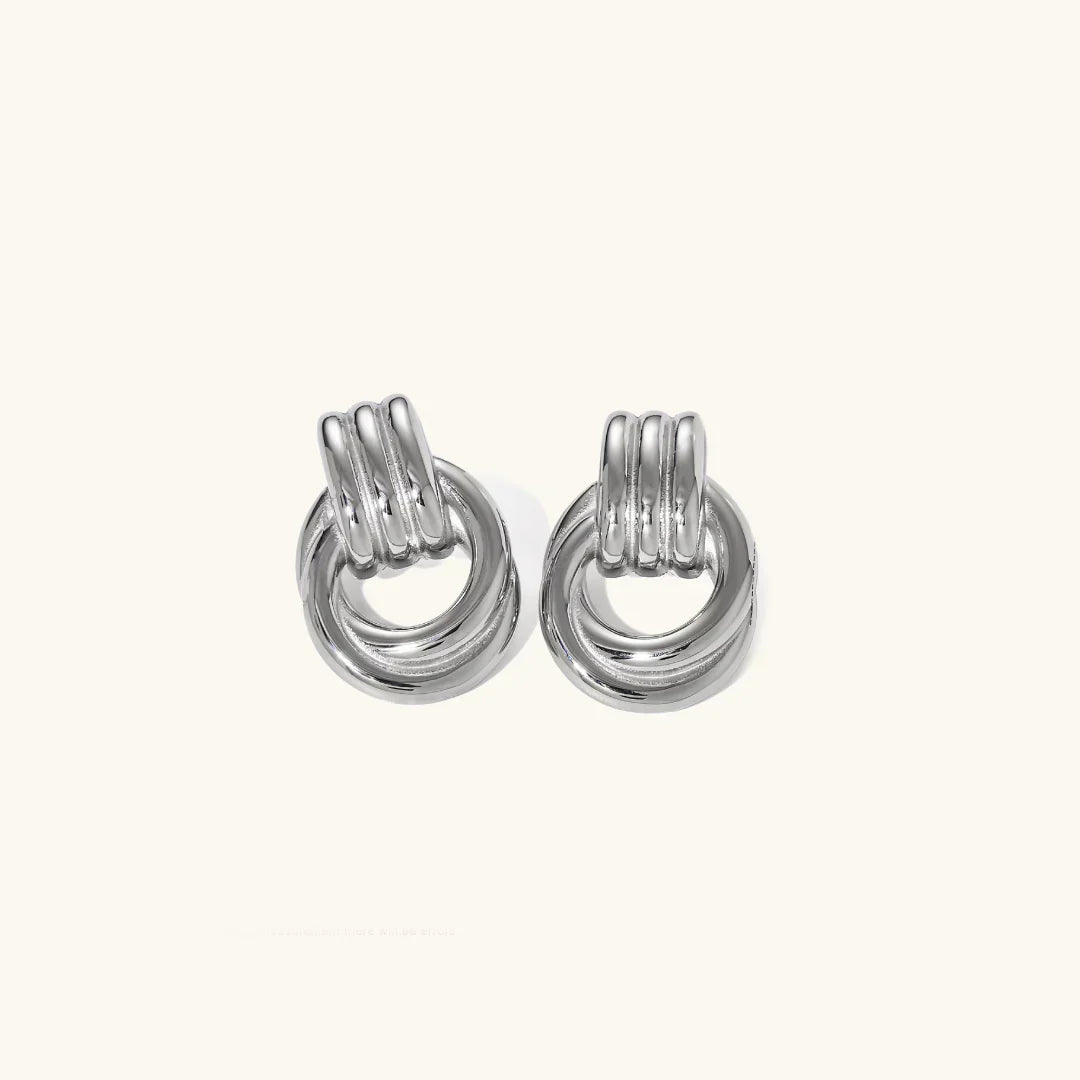 Nyra – Geometrically Twisted Earrings