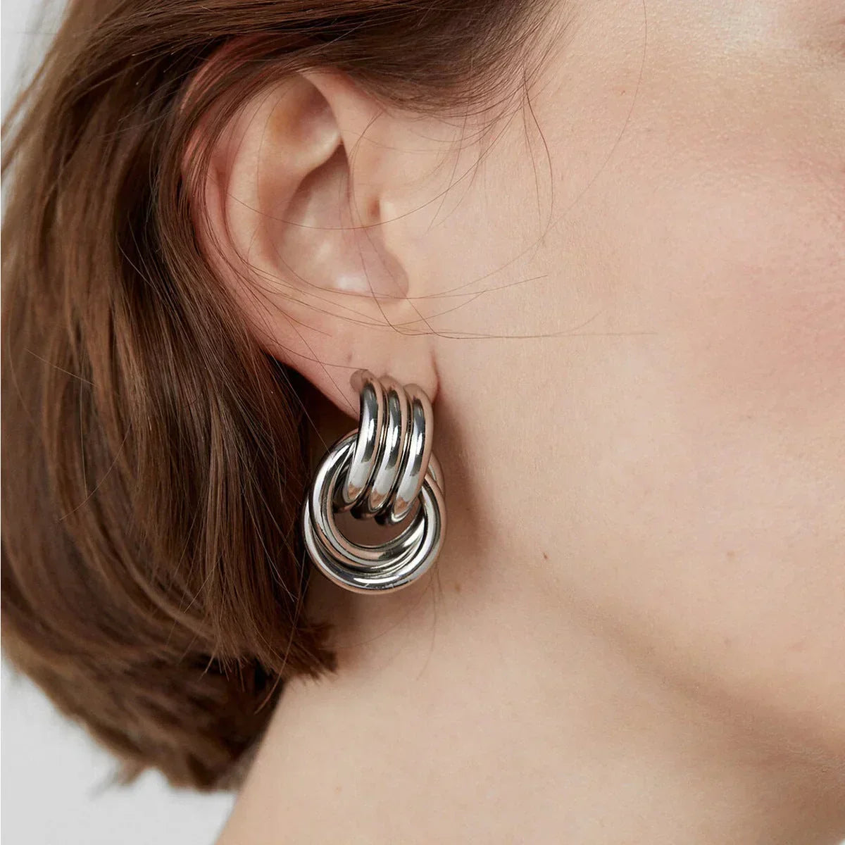 Nyra – Geometrically Twisted Earrings