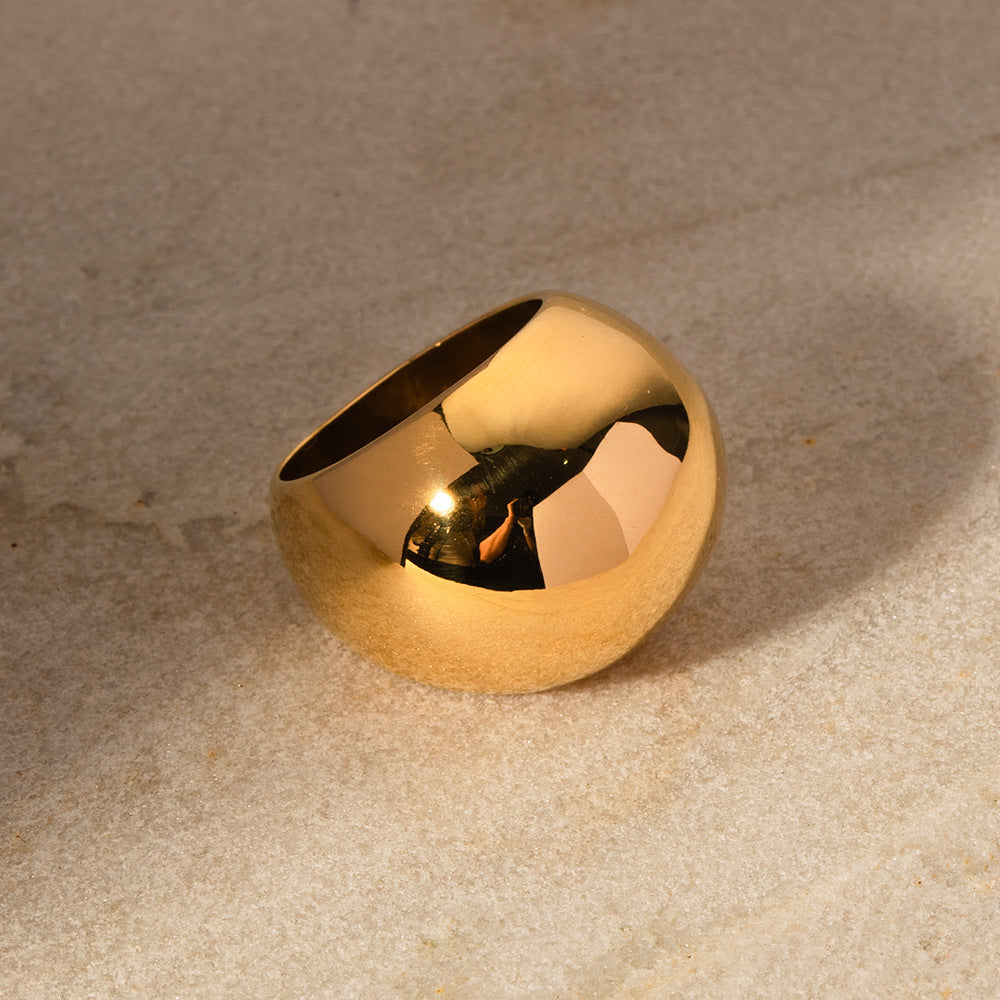 Ella – Contemporary Dome Ring