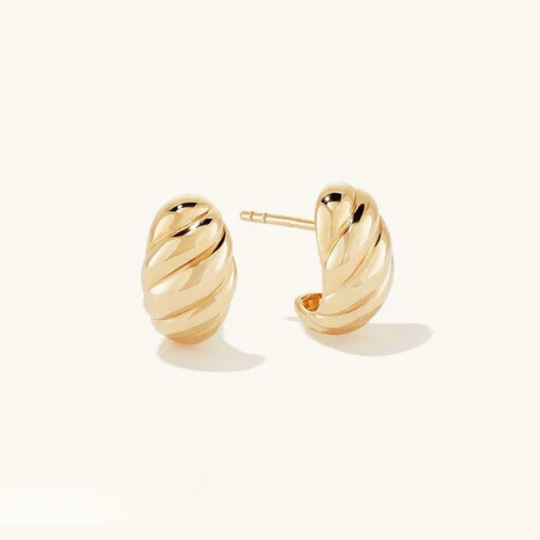 Ellie – Earrings Croissant Gold