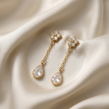 Gold Stainless Steel Earrings