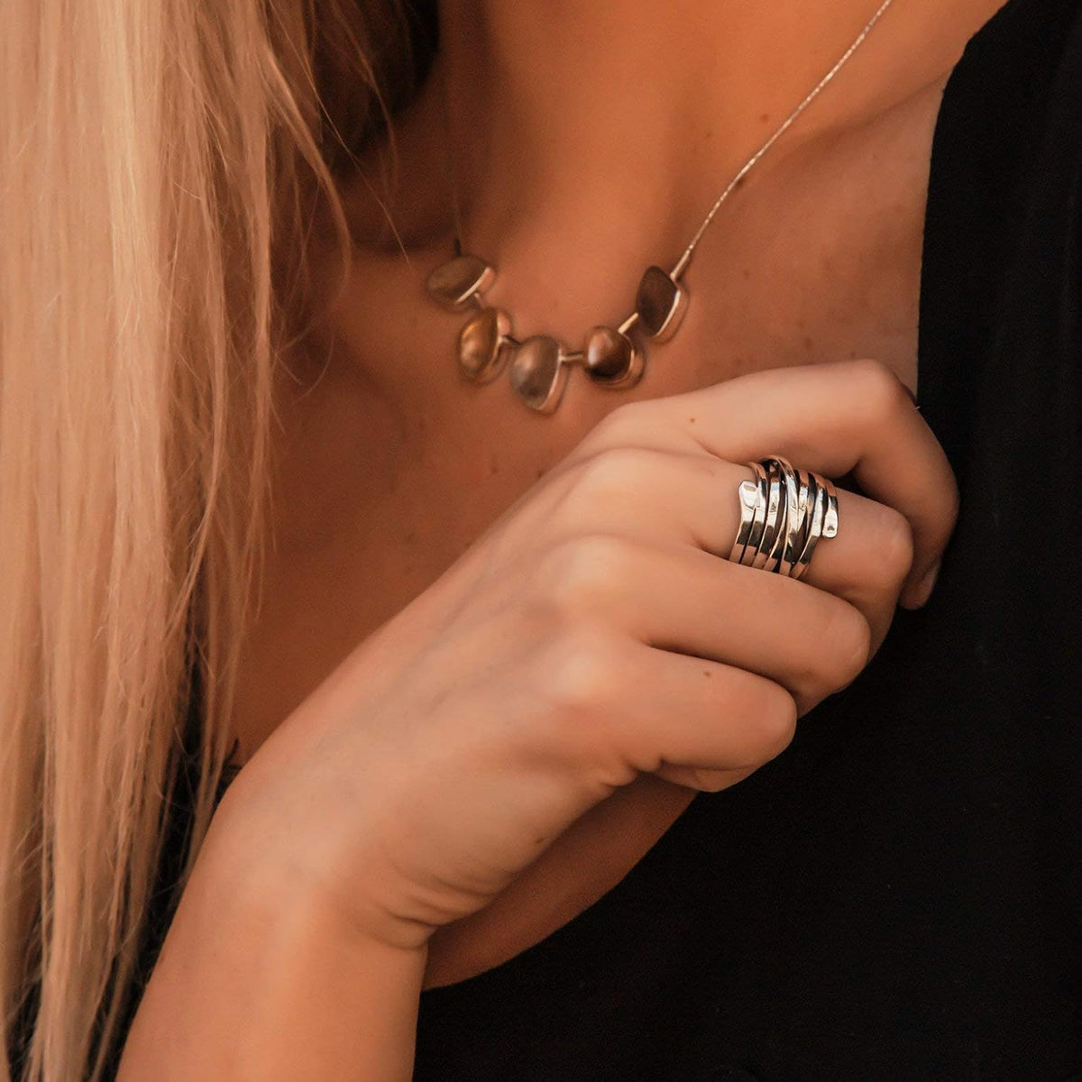 Bliss – Vintage Wide Silver Ring