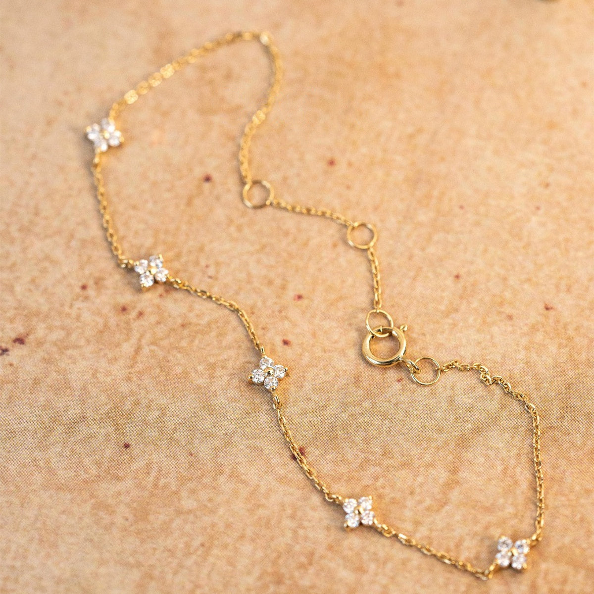 Soline – Bracelet Chain Crafted from Clear Crystal