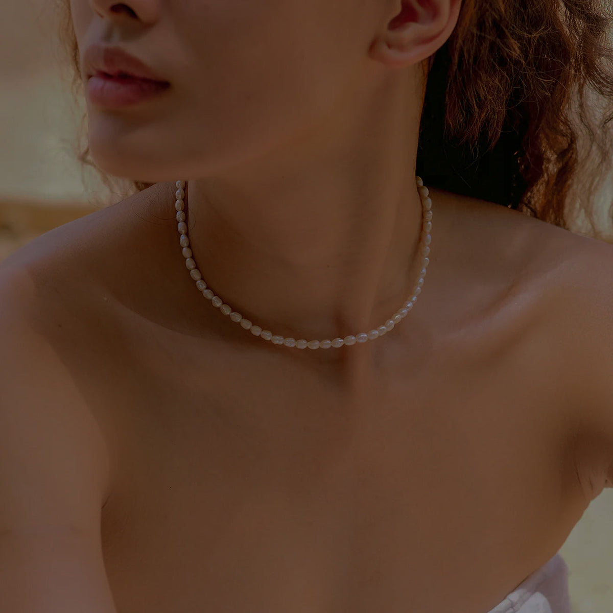 Avaria - Choker featuring Freshwater Pearls