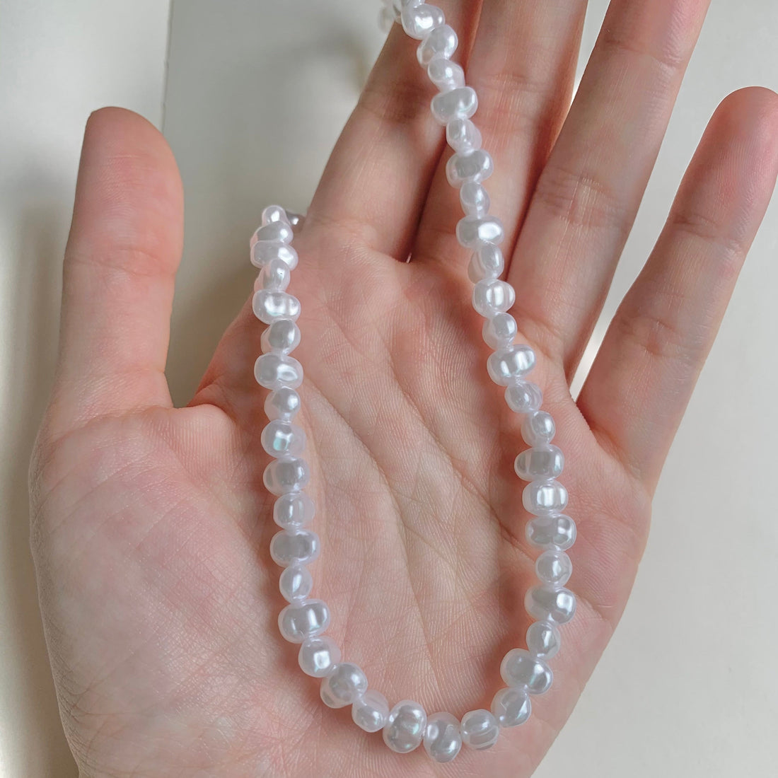 Stella - Cluster Pearl Necklace