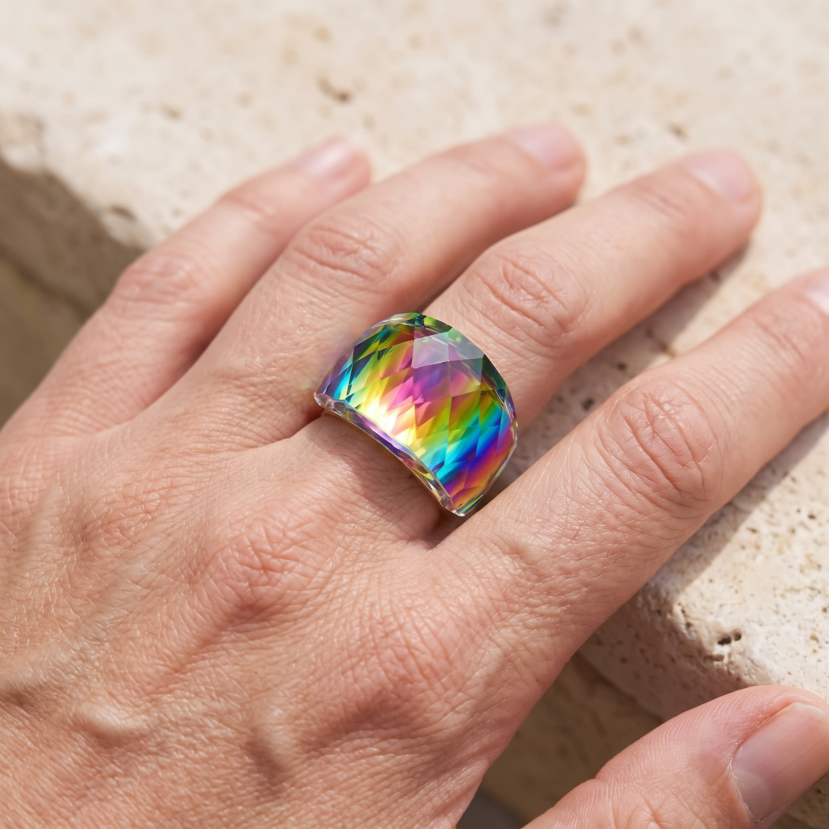 Almie – Ring in Gold and Various Colors