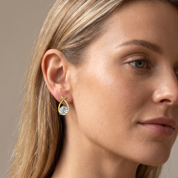 Arielle – Earrings crafted from 18K Gold
