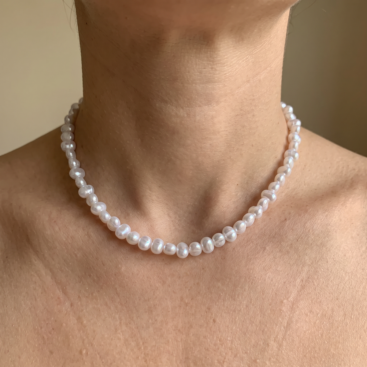 Stella - Cluster Pearl Necklace