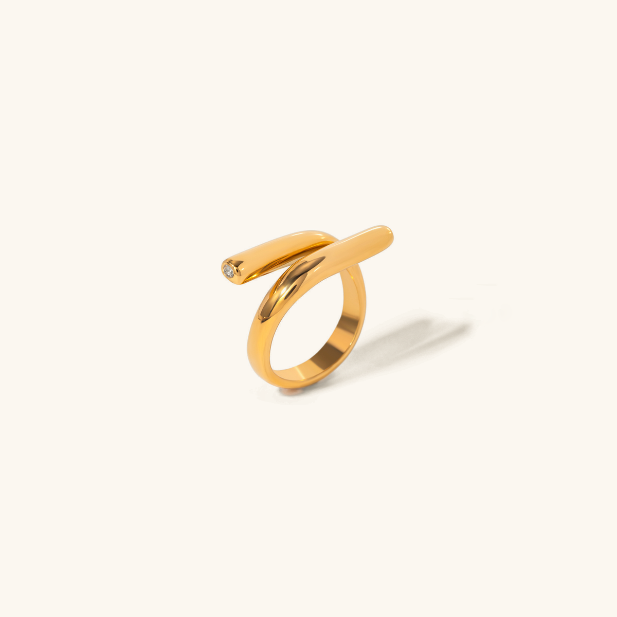 Prairie - Parallel Gold Ring