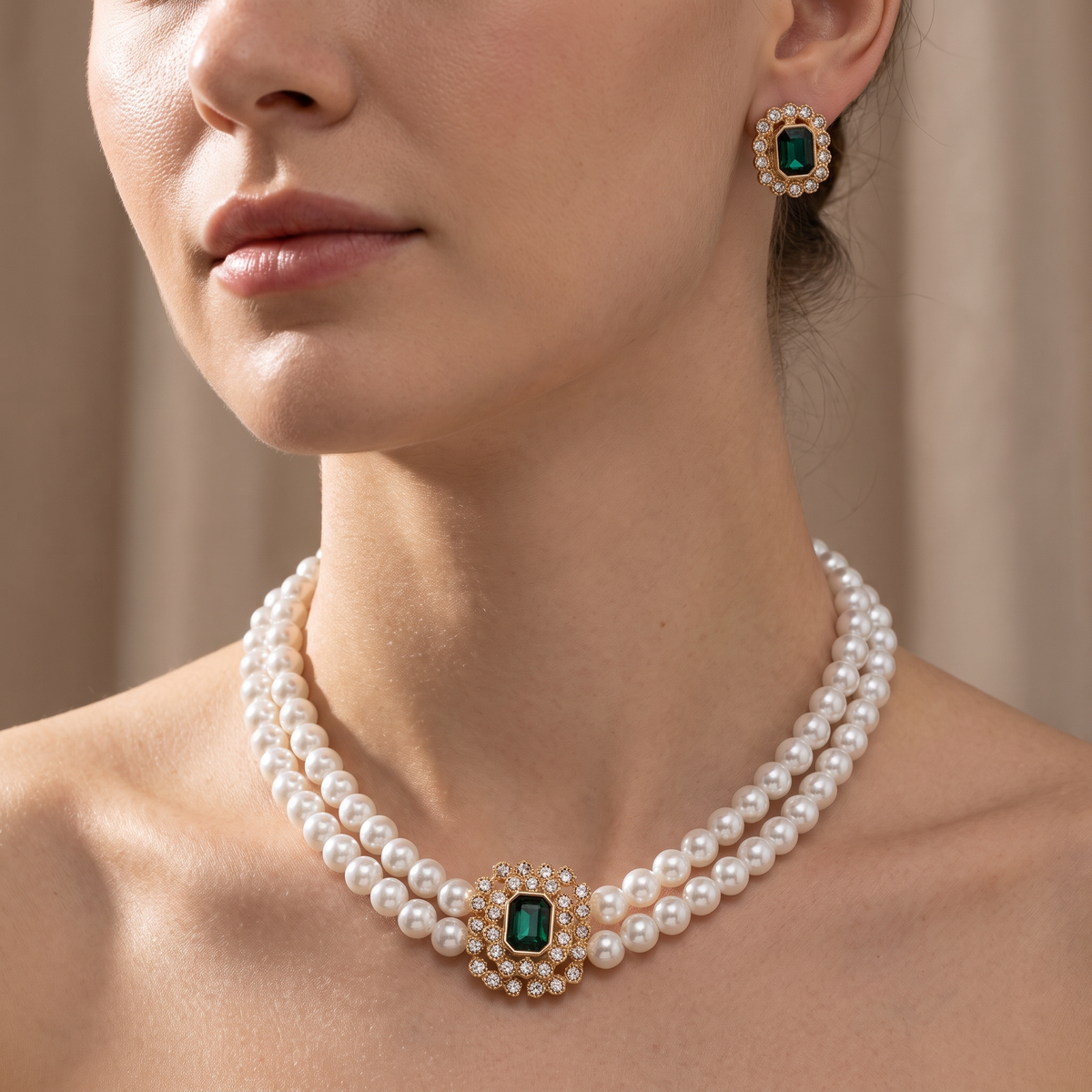 Tamsin – Jewelry Set Gold Verdalle
