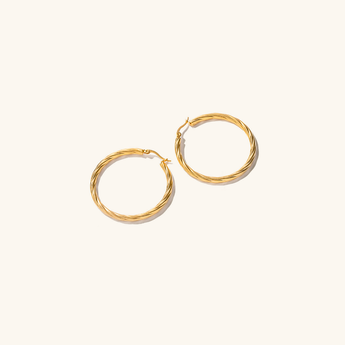Zephy - Twisted Hoop Earrings