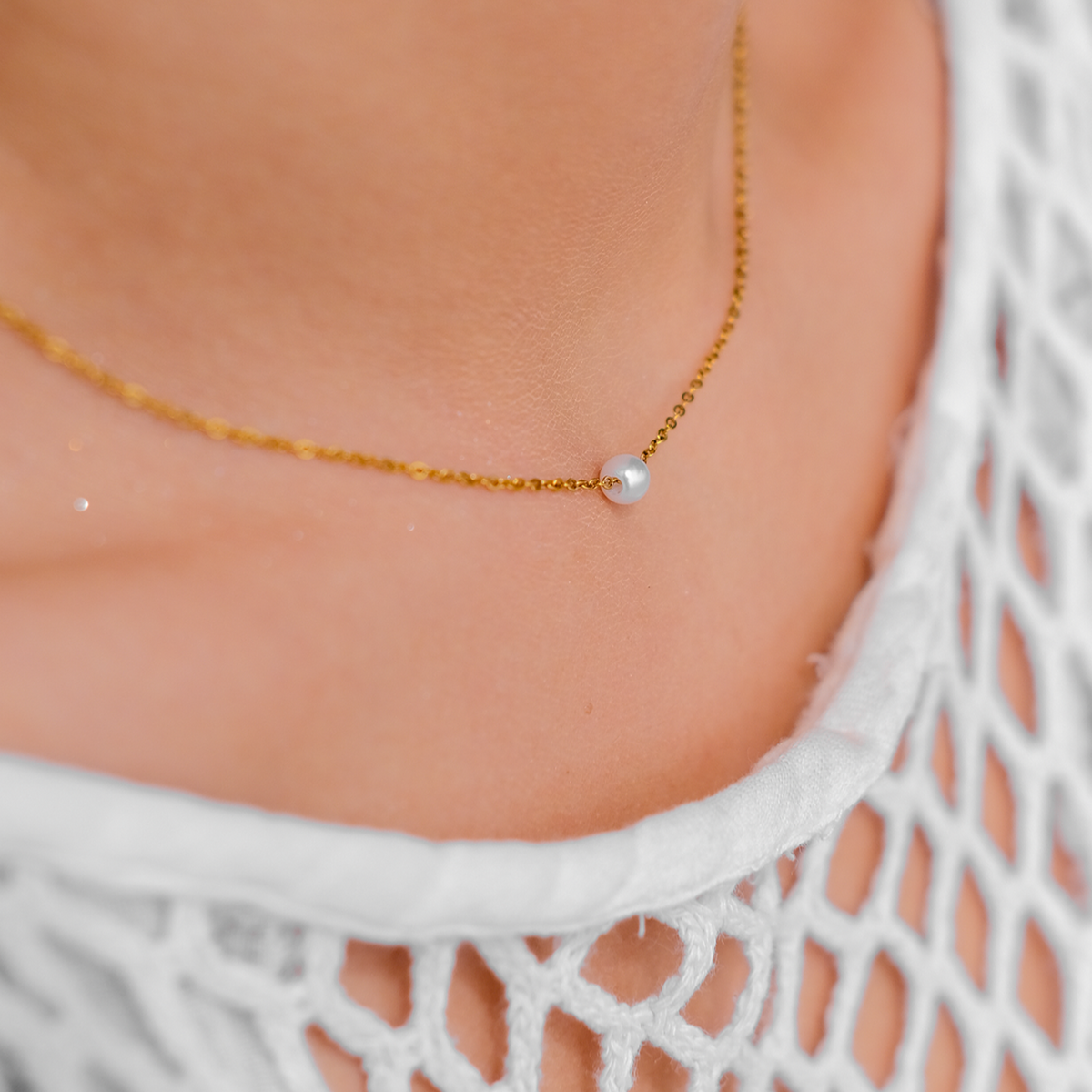 Marianne - Necklace with Freshwater Pearls