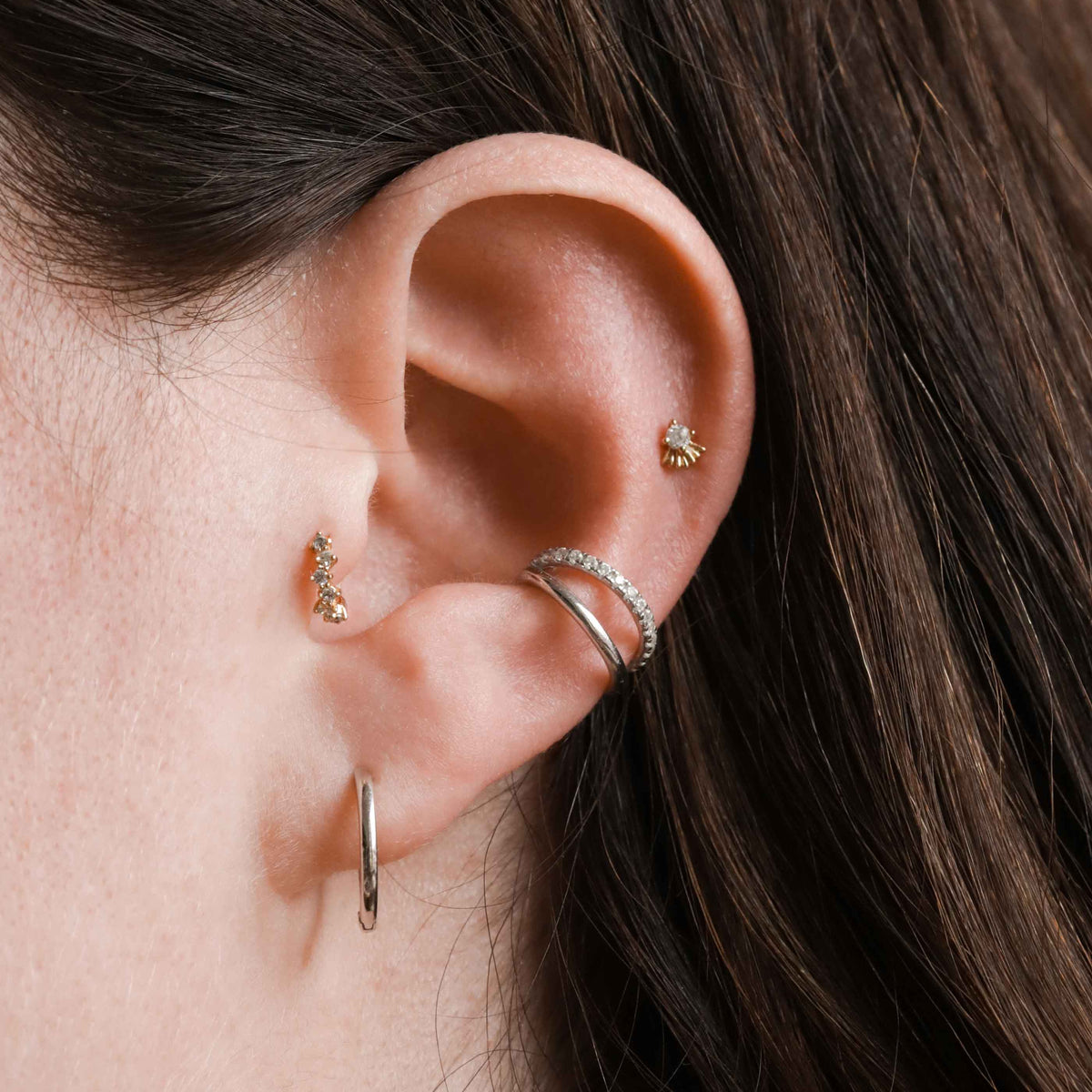 Riley – Silver Ear Cuff