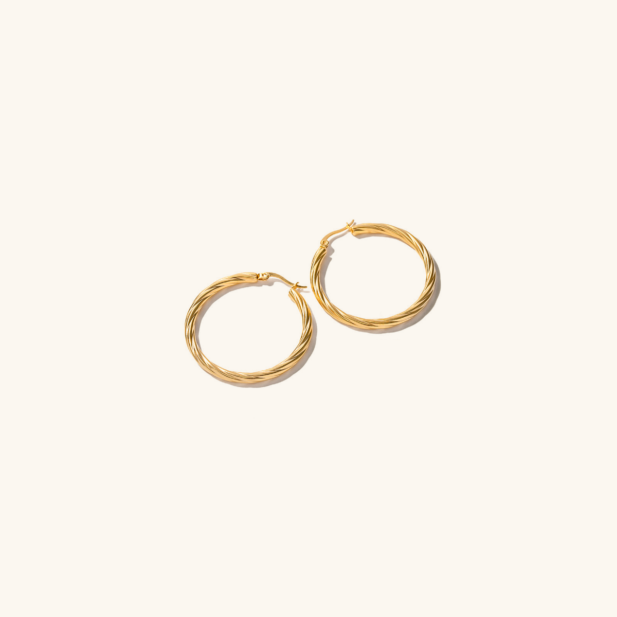 Zephy - Twisted Hoop Earrings