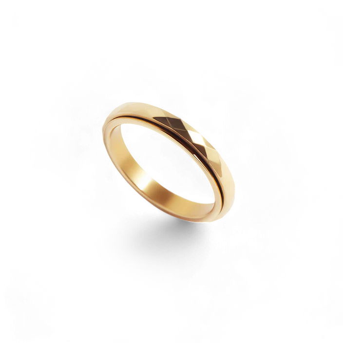 Nadia – Subtly Hammered Ring