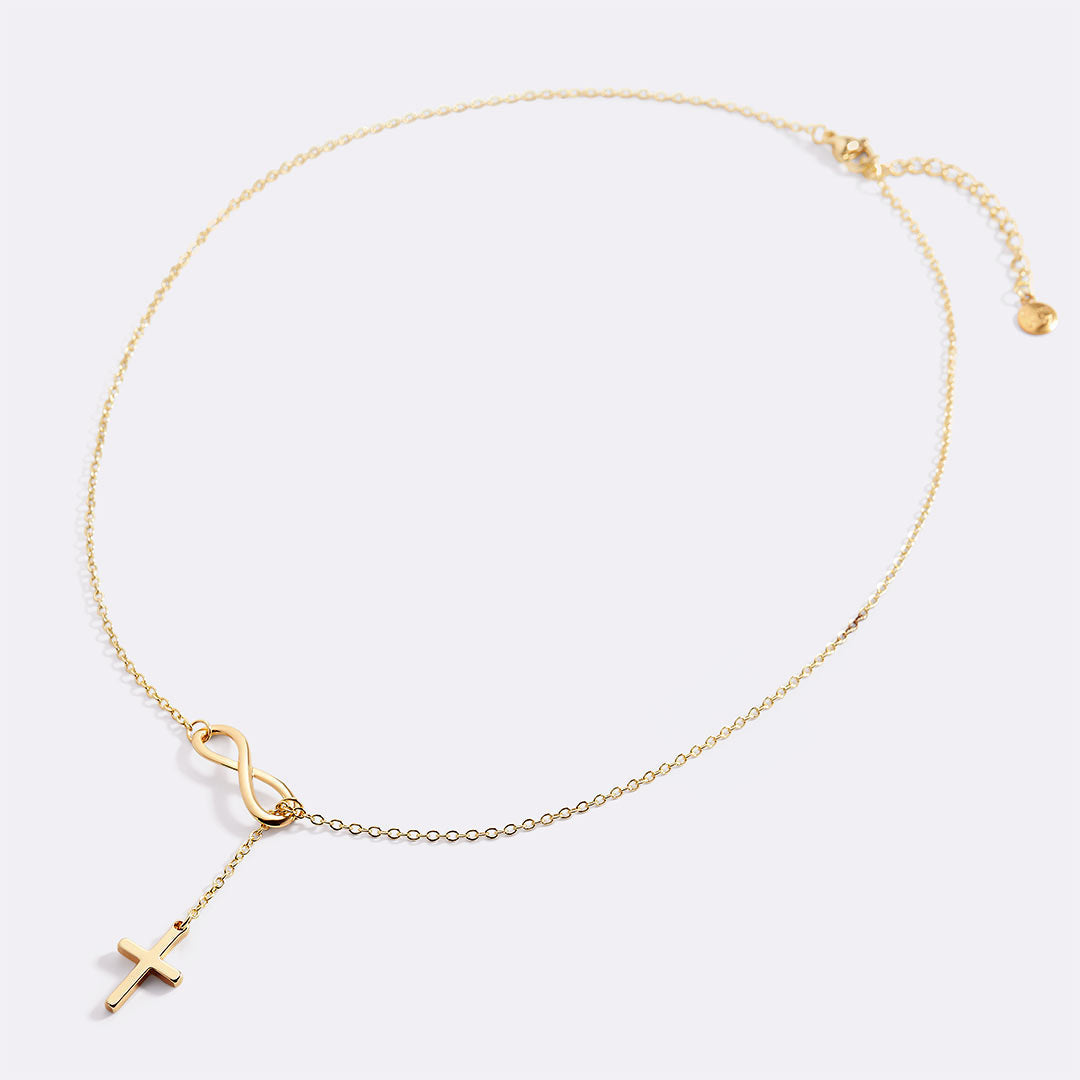 Yuna – Necklace featuring Infinite Cross Pendant