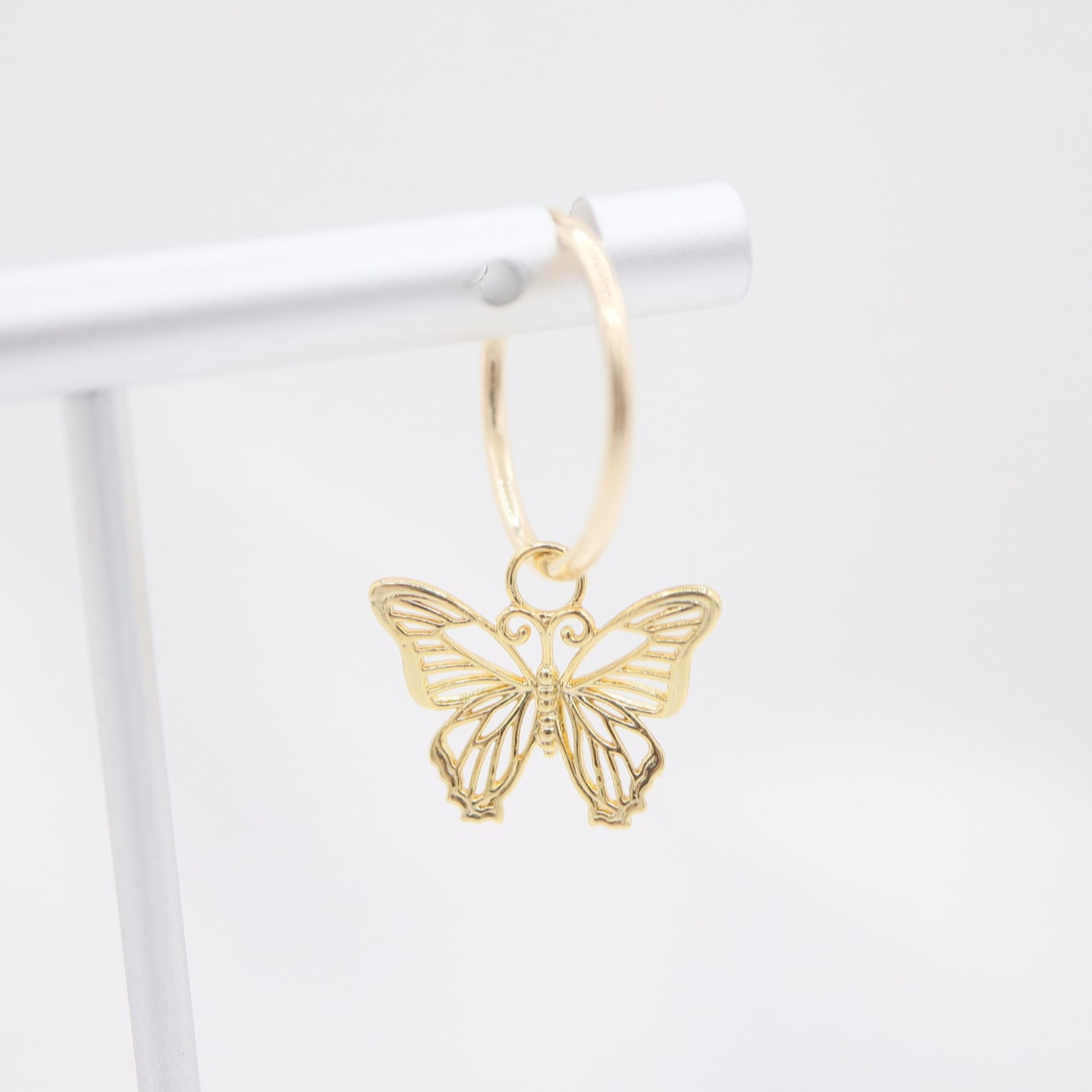 Earrings featuring Butterfly Design - Hollow Style