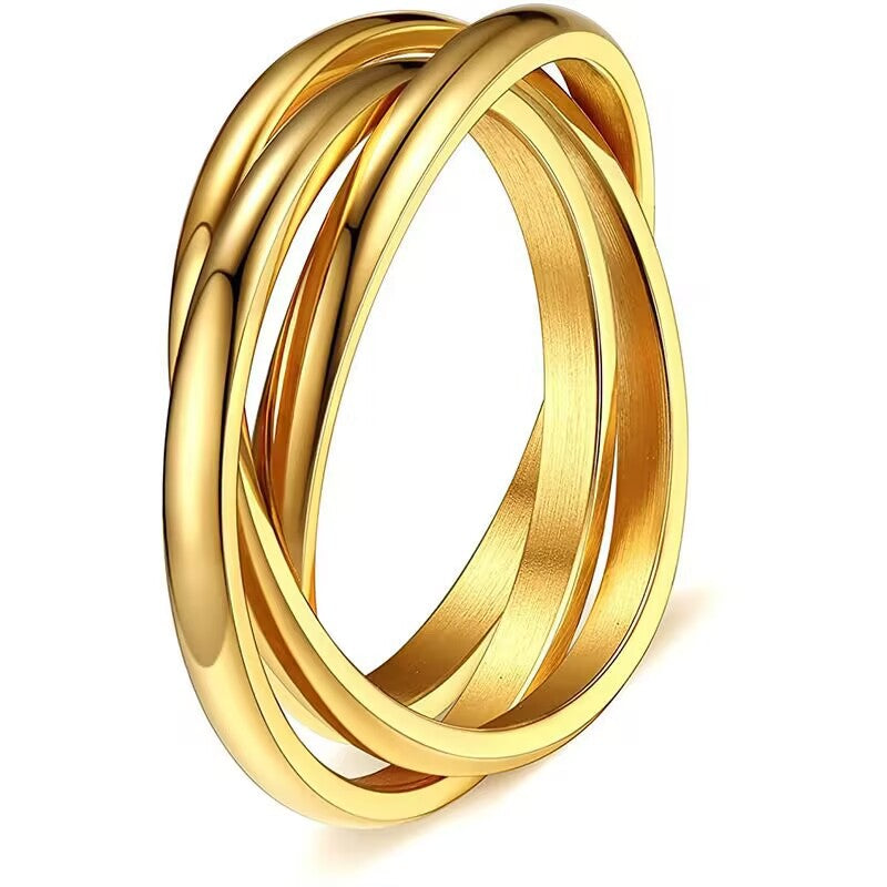 Sansen – Ring Set Three Rings made of Titanium Steel