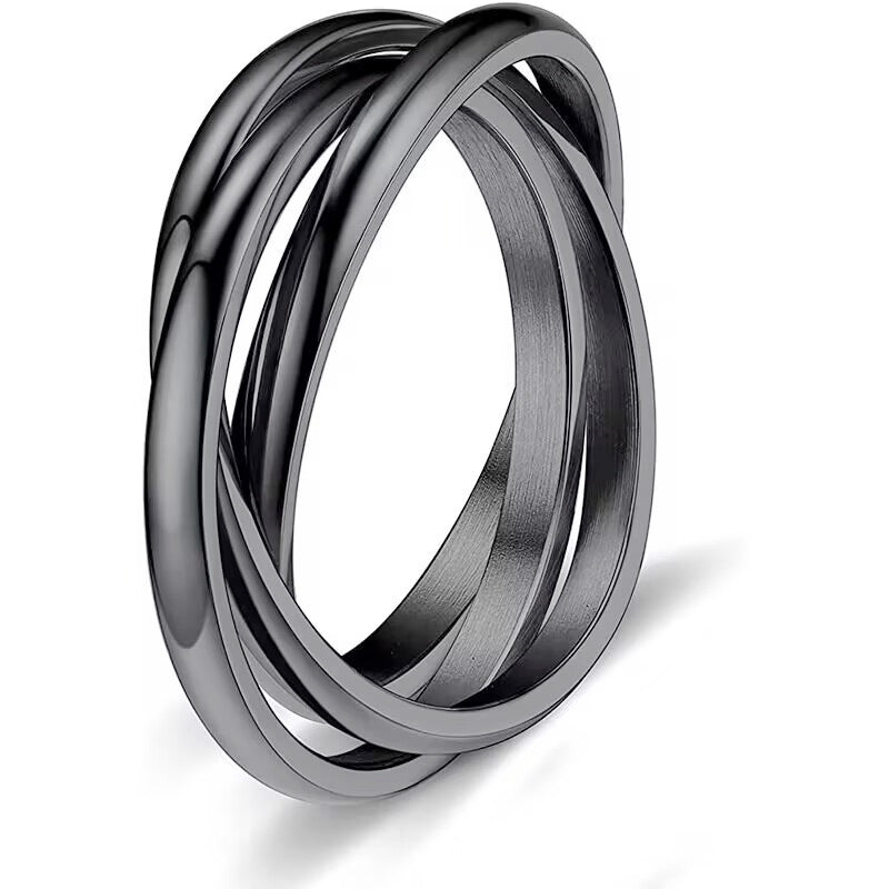 Sansen – Ring Set Three Rings made of Titanium Steel