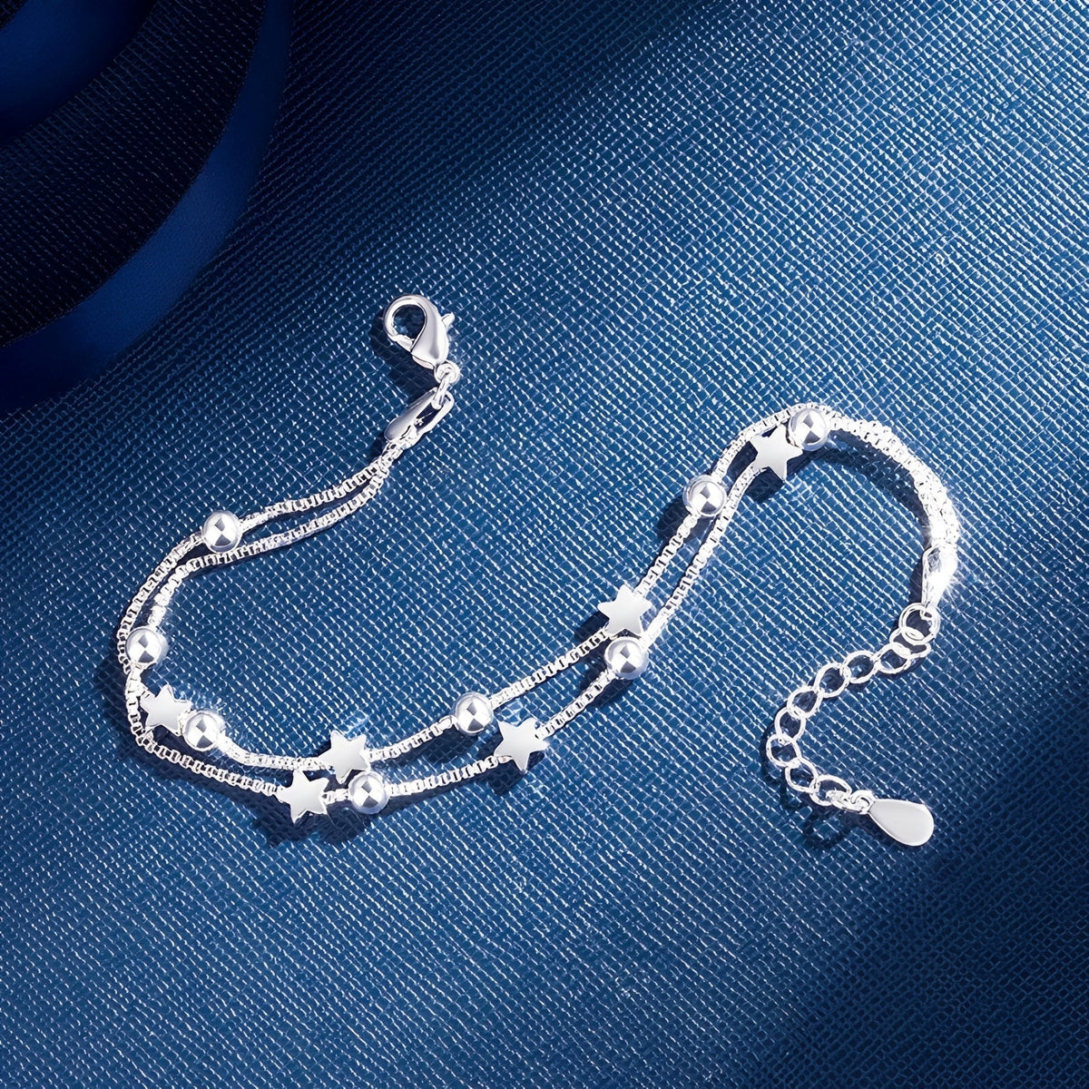 Yuna – Double Circle Star Bracelet in Korean Style