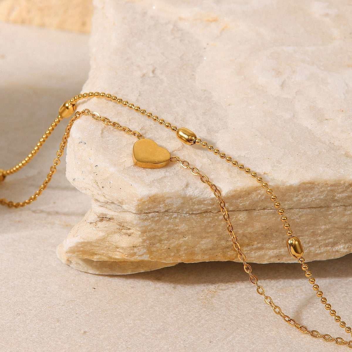 Rowena - Gold Layered Ankle Bracelet