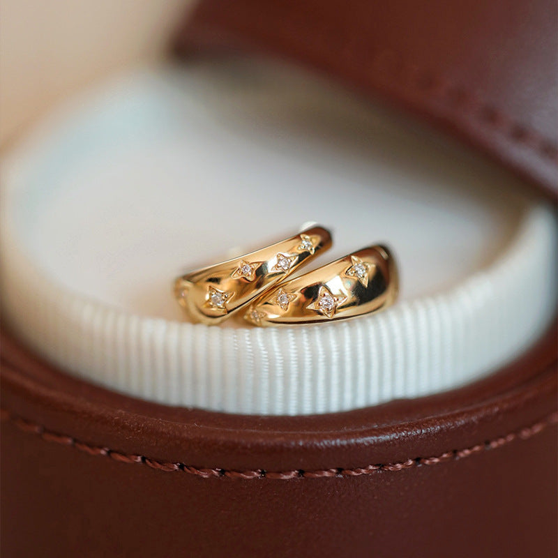 Nori – Noble Earrings in Gold and Silver