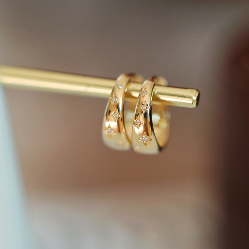 Nori – Noble Earrings in Gold and Silver