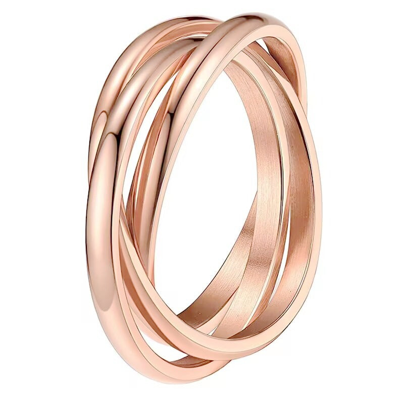 Sansen – Ring Set Three Rings made of Titanium Steel