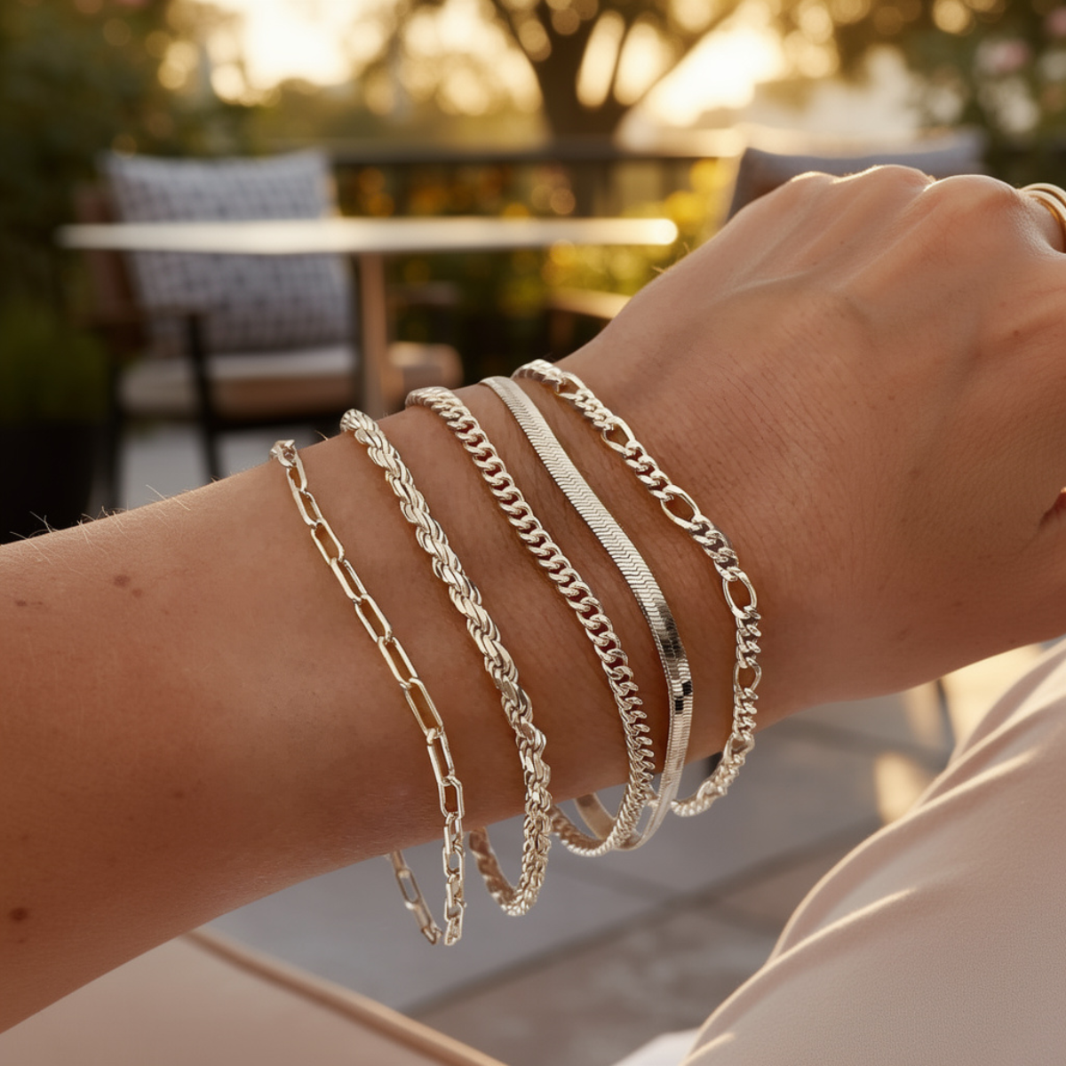 Elara – Bracelet Set in Minimalist Style for Women