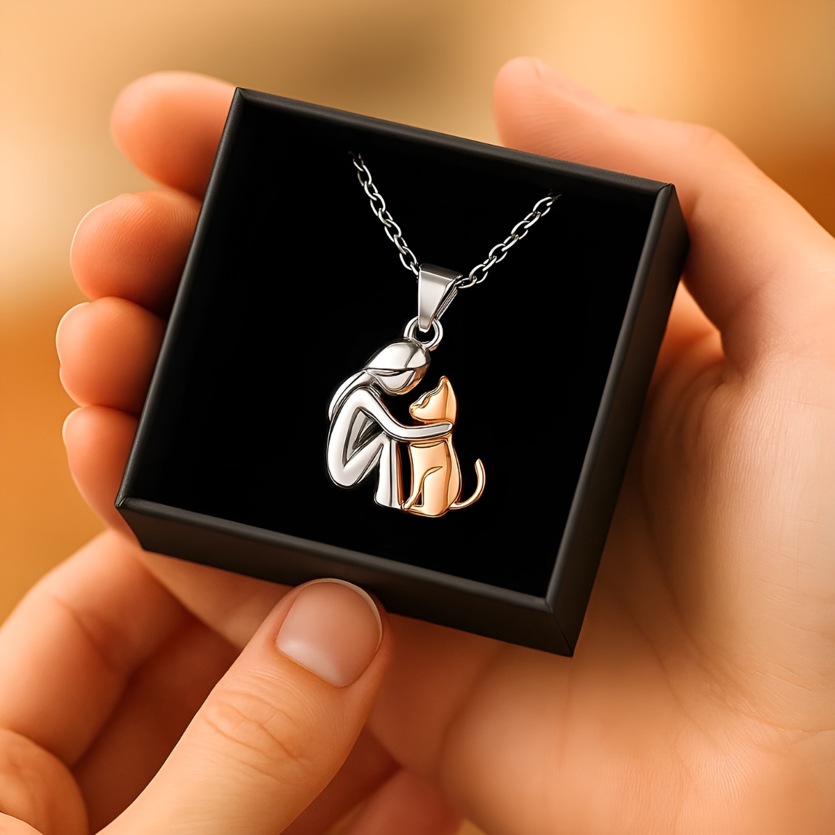 Neriza – Necklace Little Girl and Dog