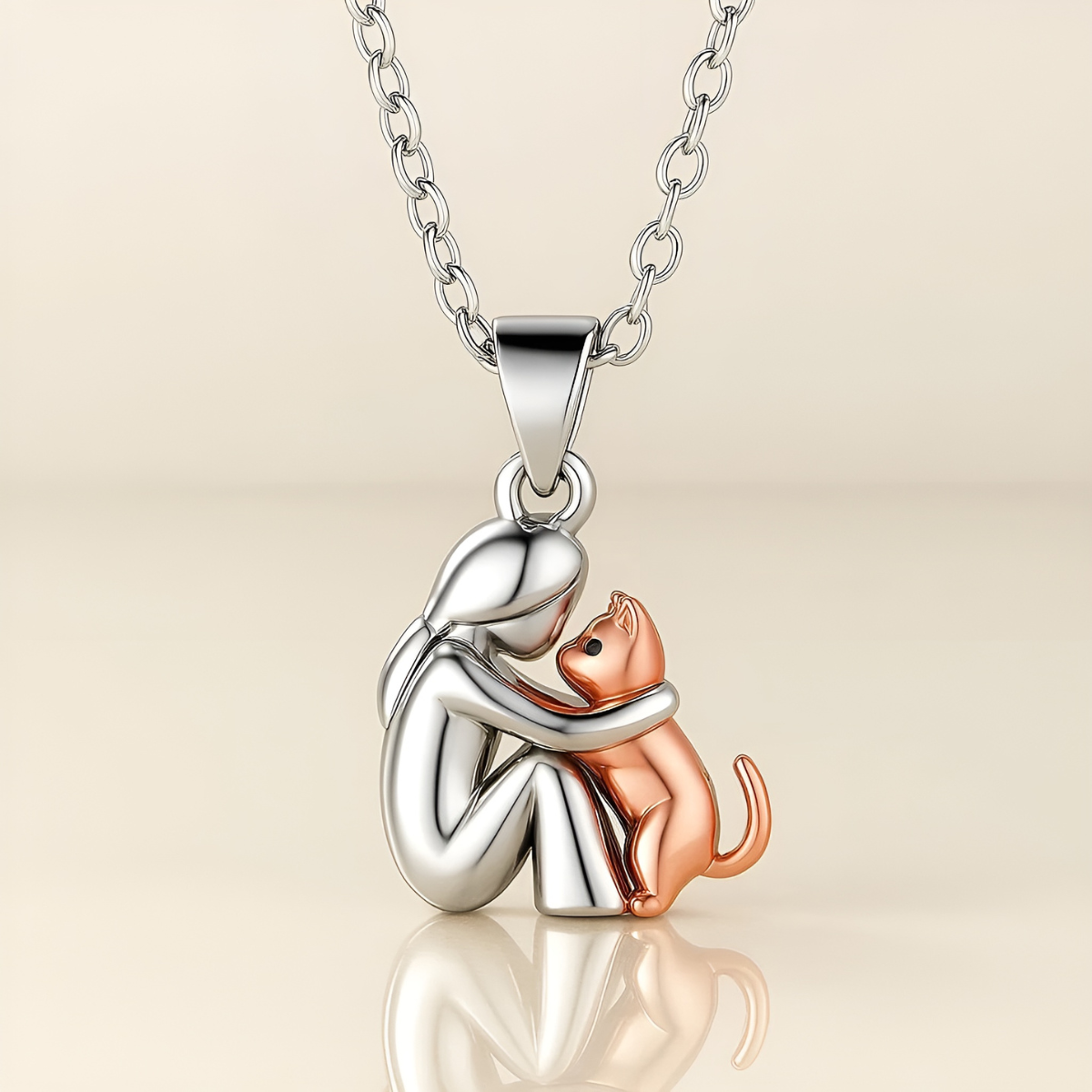 Neriza – Necklace Little Girl and Dog