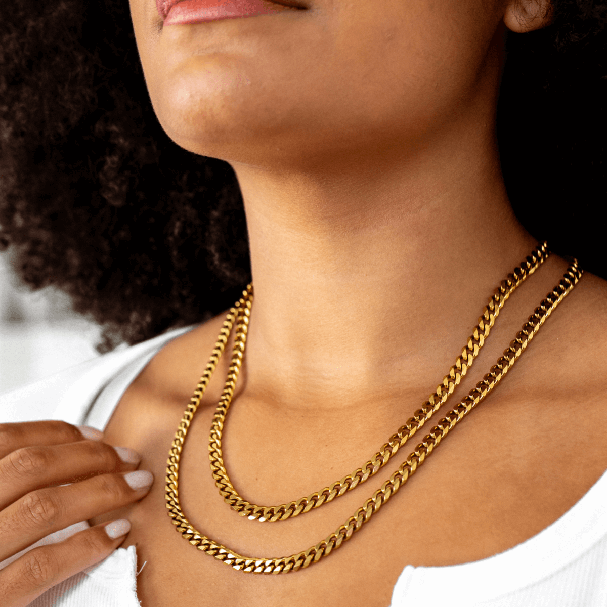 Lea – Cuban Gold Necklace