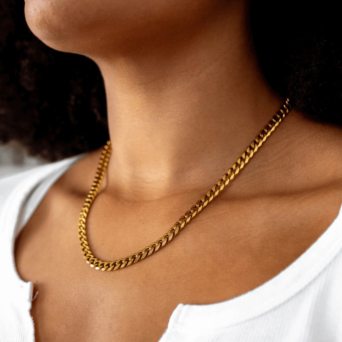 Lea – Cuban Gold Necklace