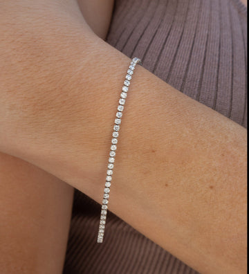 Mini Crystal Tennis Bracelet