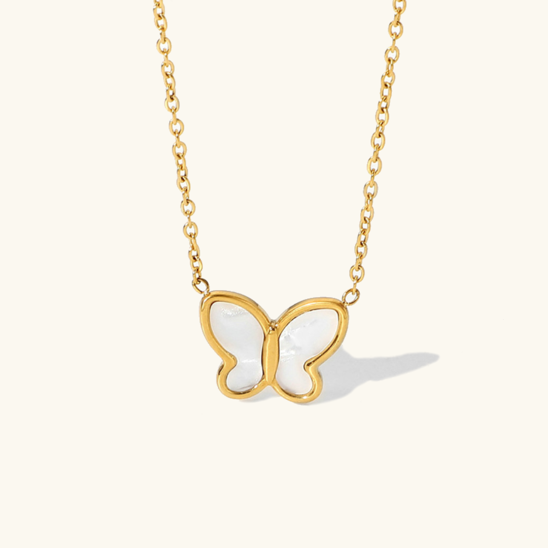 Butterfly - Pearl Necklace