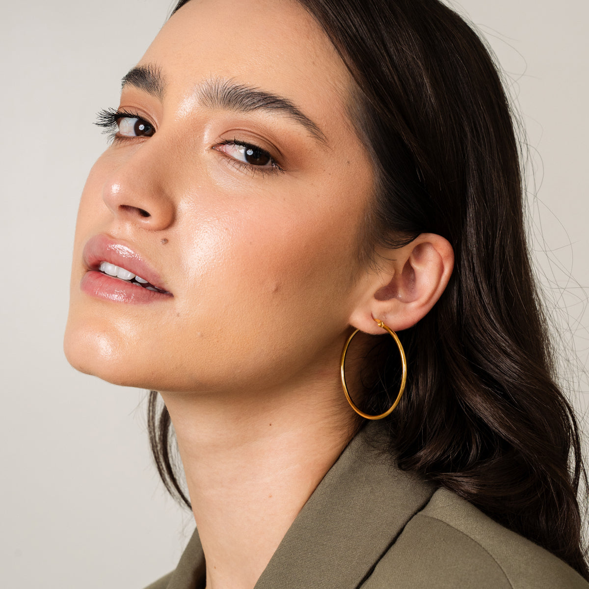 Camille – Golden Trendy Hoops