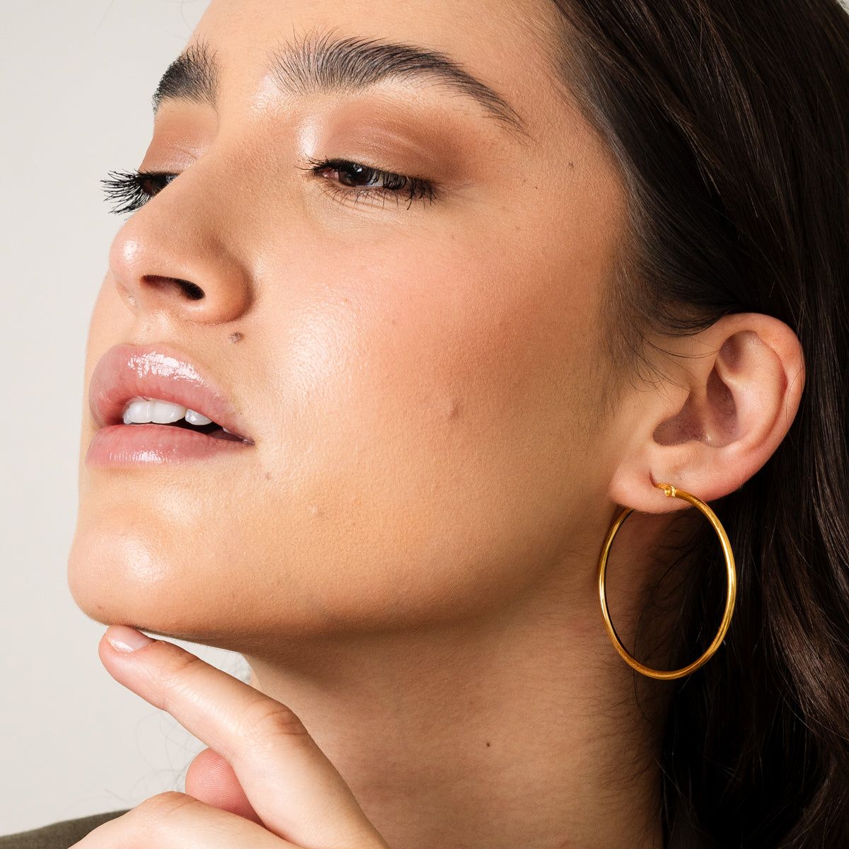 Camille – Golden Trendy Hoops