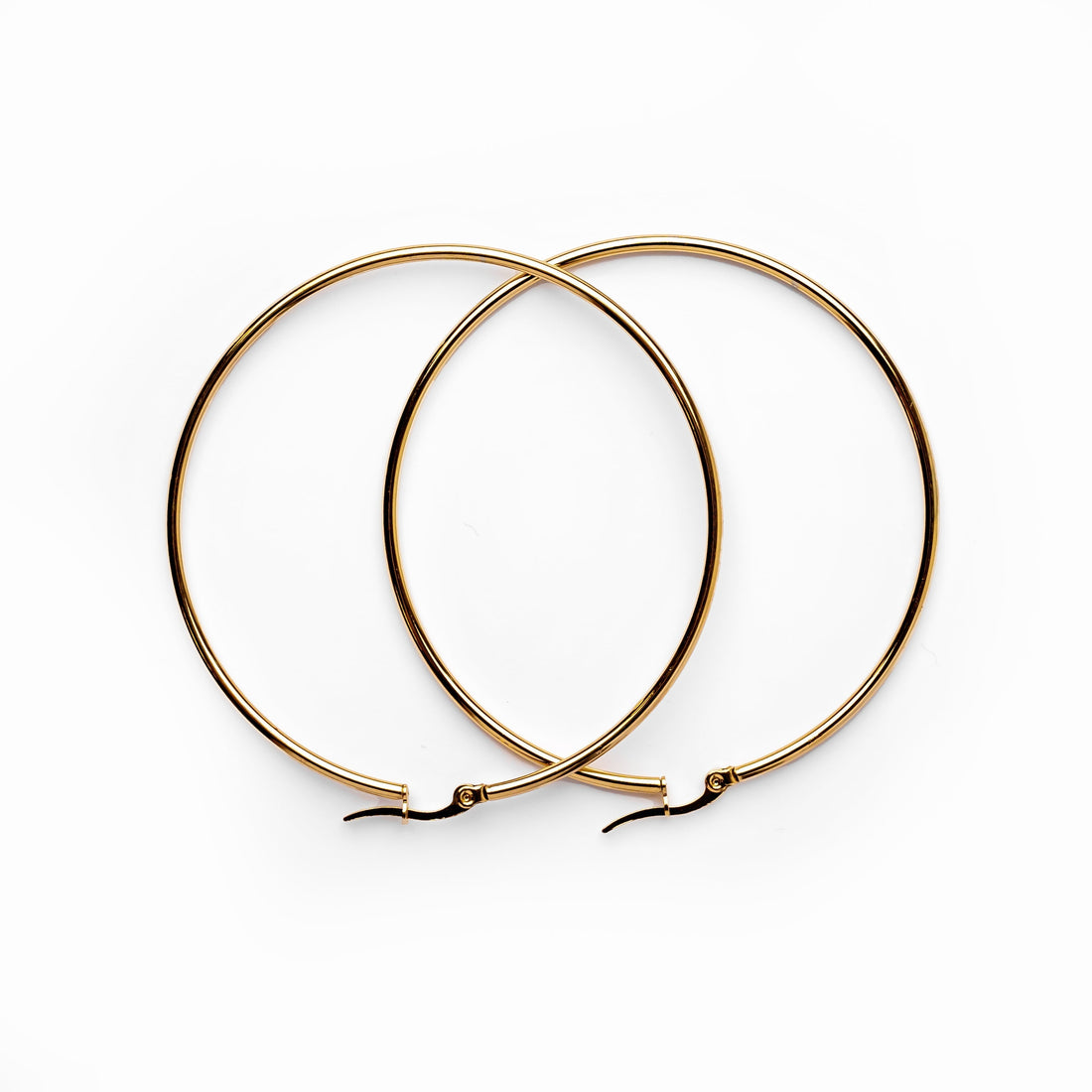 Camille – Golden Trendy Hoops