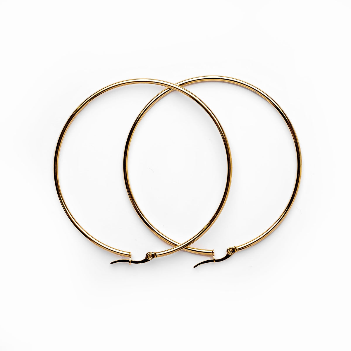 Camille – Golden Trendy Hoops