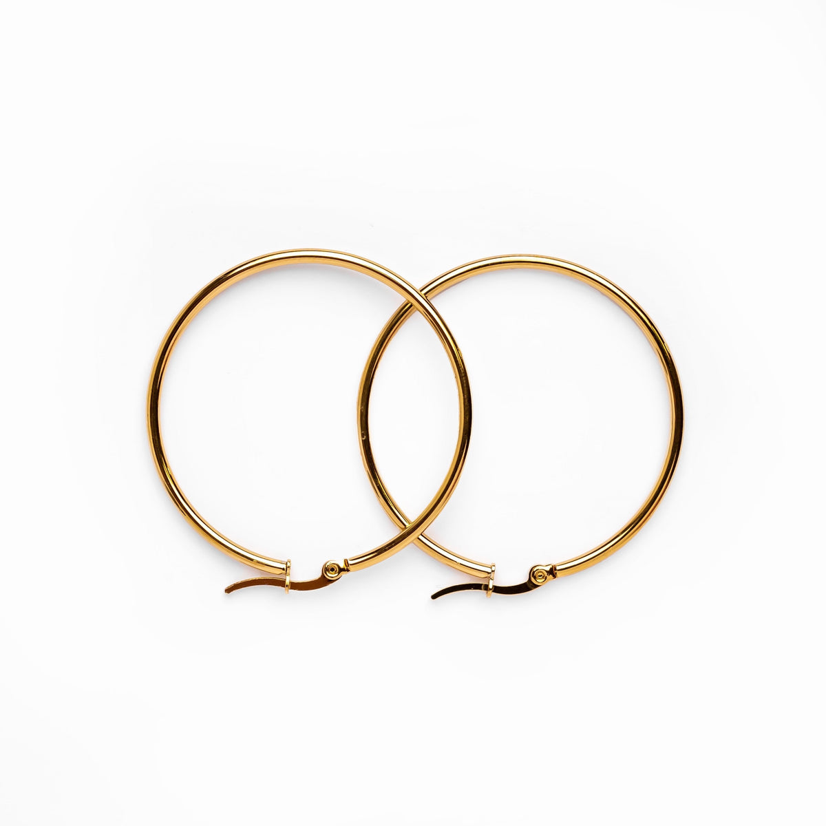 Camille – Golden Trendy Hoops