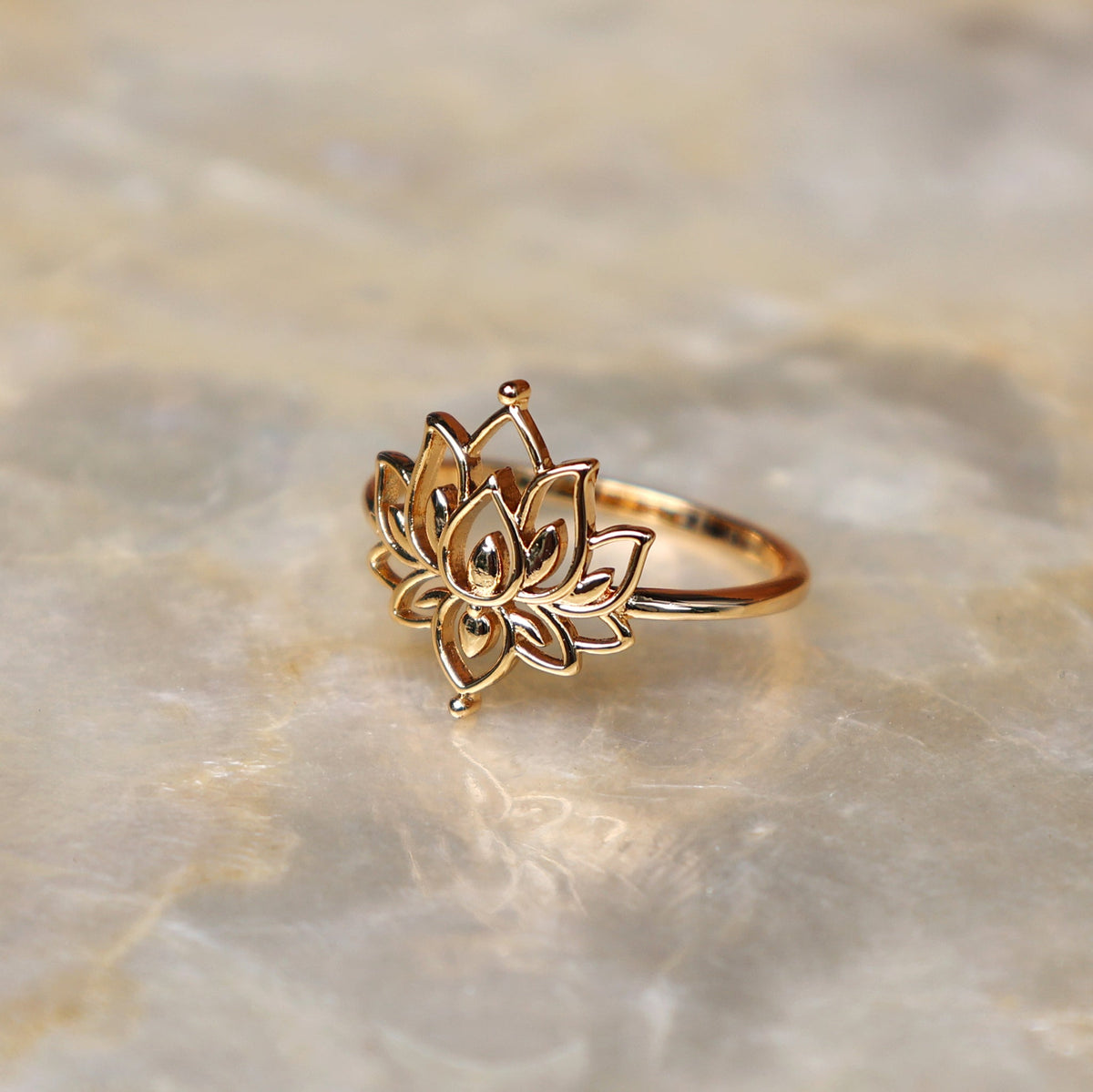 Lotus Flower - Stylish Ring