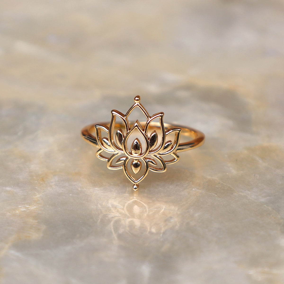 Lotus Flower - Stylish Ring