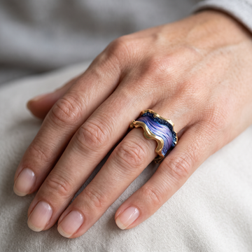Nerina – Golden Coastal Ring Inspired by the Ocean
