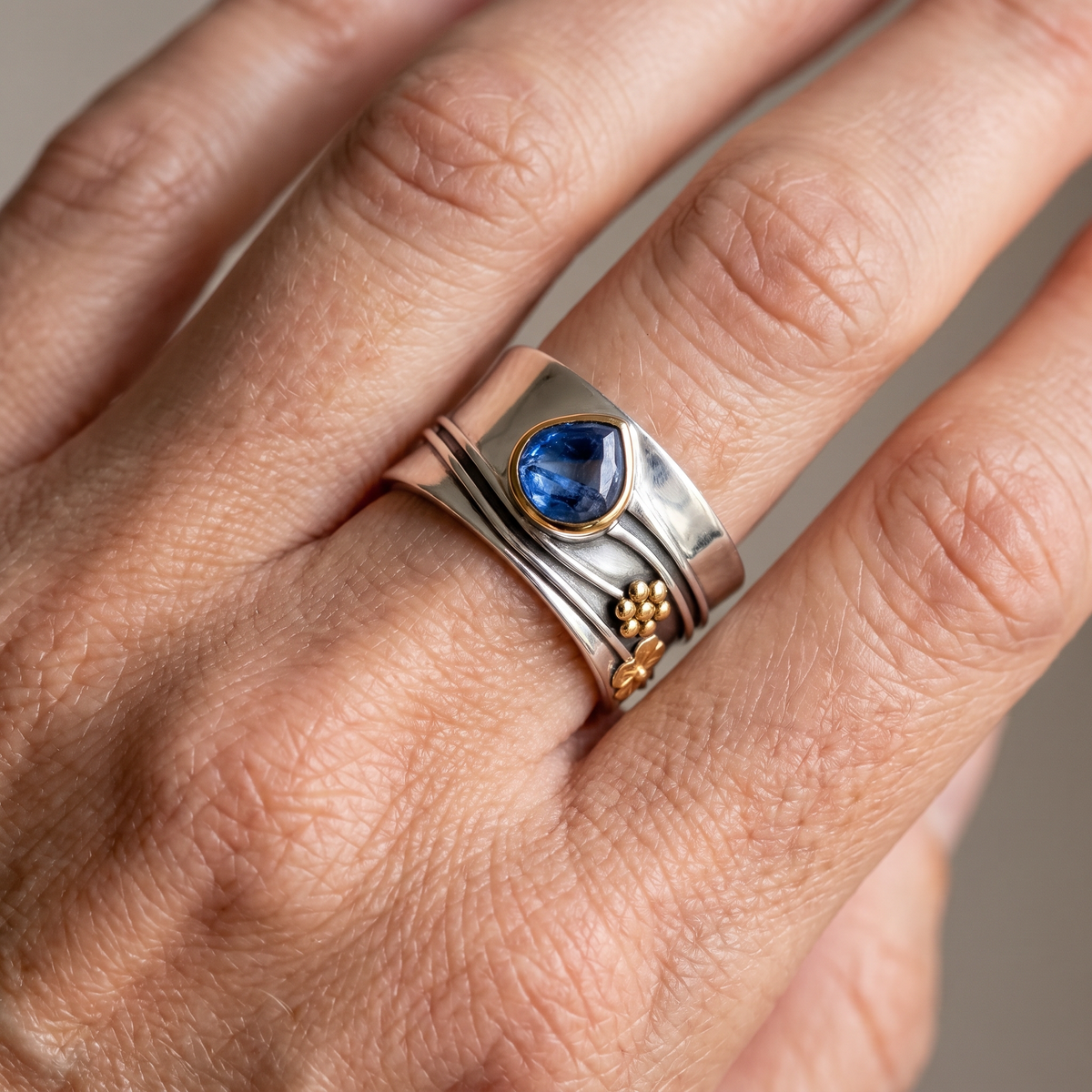 Harmonic Gemstone - Bohemian Meditation Ring