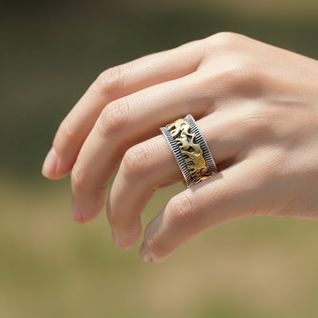 Arinya – Protective Ring in Golden Shade
