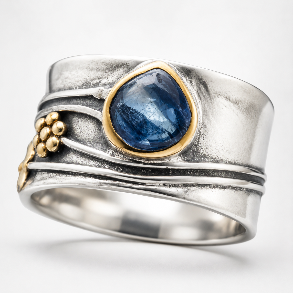 Harmonic Gemstone - Bohemian Meditation Ring