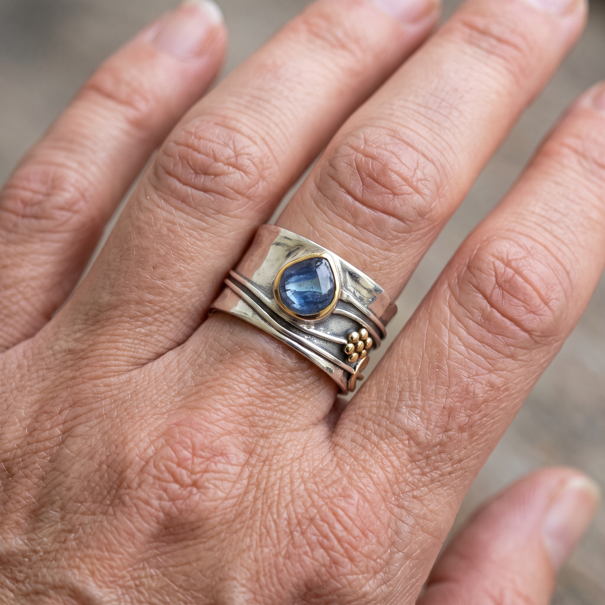 Bree – Bohemian Ring with Gemstone